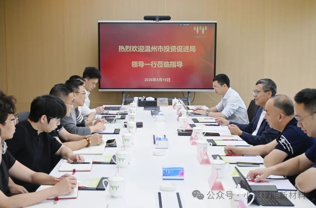 聚焦绿色领域，共商产业升级｜小草绿能与温州投资促进局交流洽谈会顺利举行
